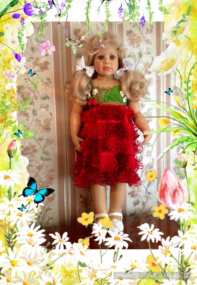 "Клубничка" — Одежда и обувь для кукол своими руками: фото (фото 7)