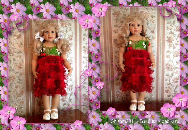"Клубничка" — Одежда и обувь для кукол своими руками: фото (фото 3)
