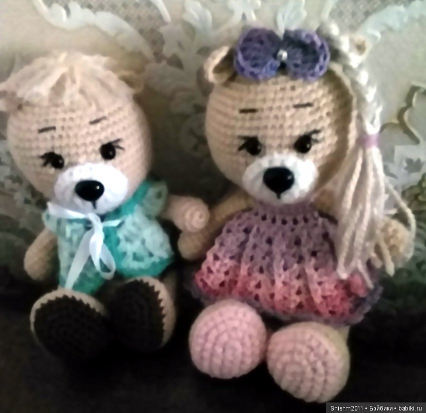 Мишутки — Вязаные игрушки и амигуруми: крючком (фото 5)