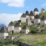 Даргавс, город мертвых. Кобанское ущелье. Башня кровника. Кахтисар. Республика Северная Осетия.