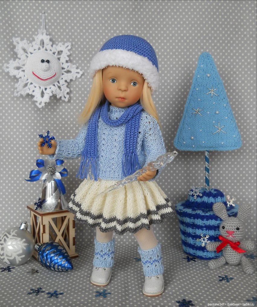 Новогодние открытки с участием кукол из моей коллекции