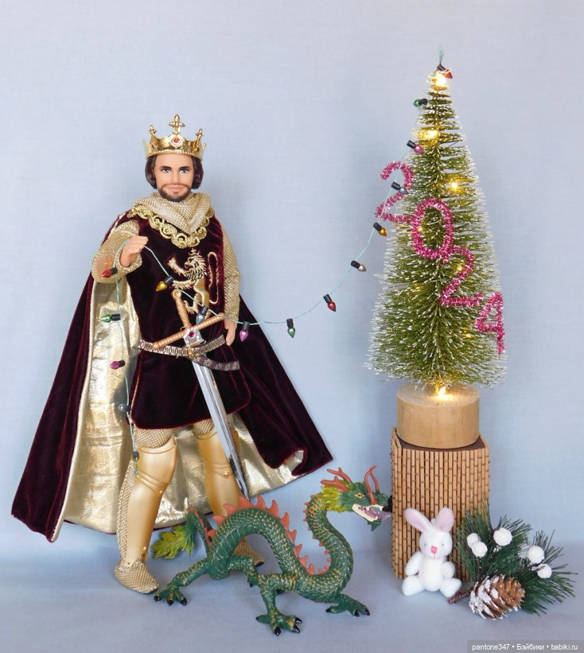 Новогодние открытки с участием кукол из моей коллекции (фото 6)