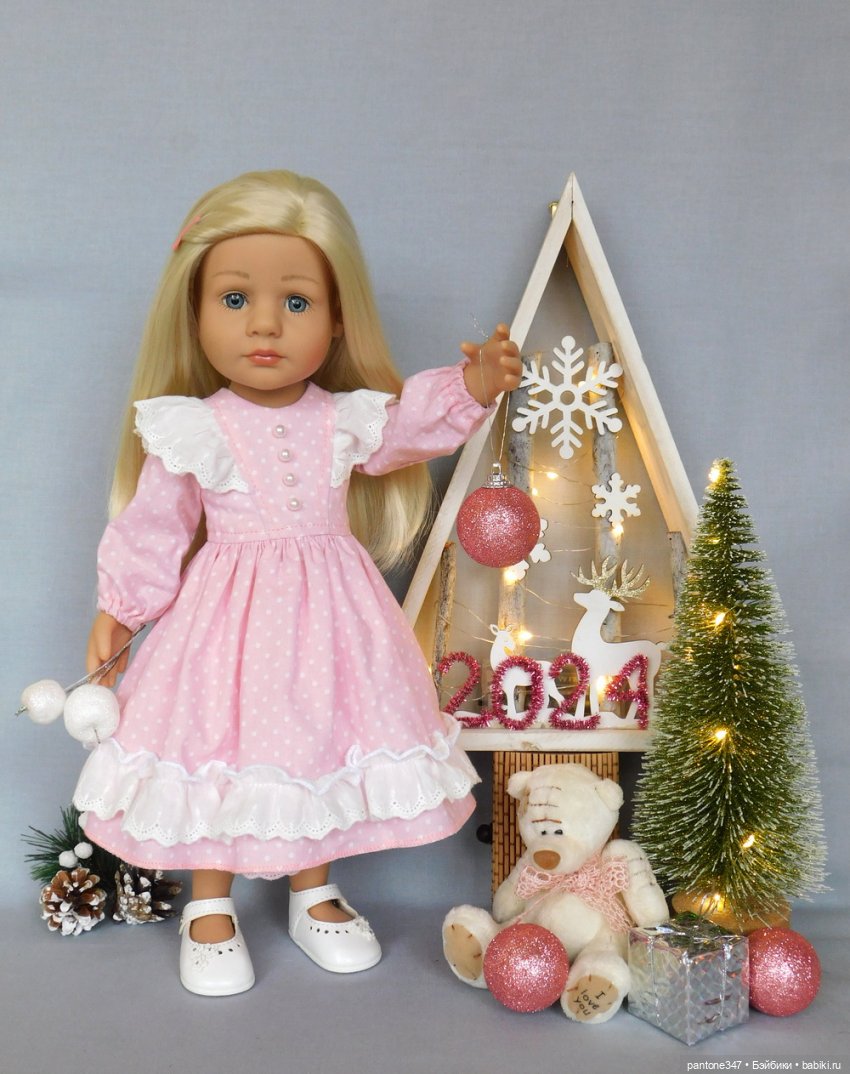 Новогодние открытки с участием кукол из моей коллекции (фото 2)