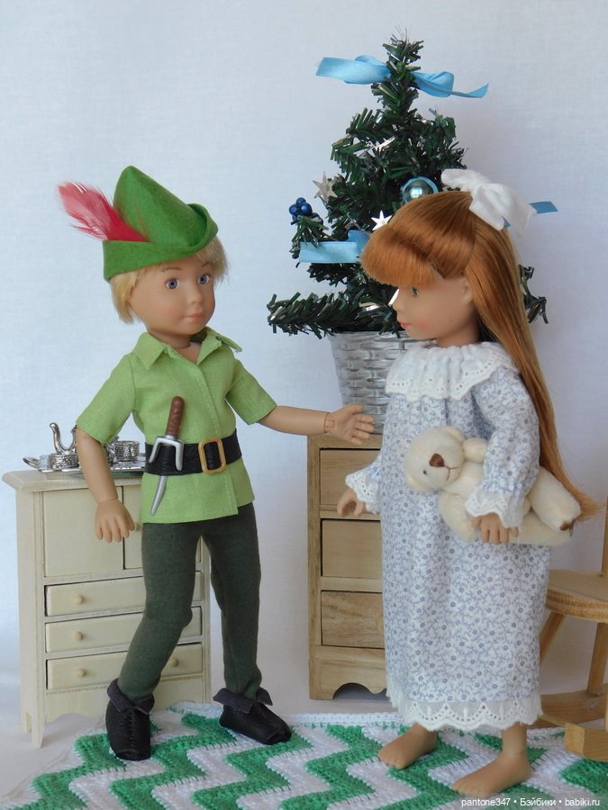 Новогодние открытки с участием кукол из моей коллекции (фото 8)