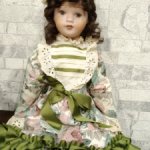 Винтажная фарфоровая кукла 1995 г