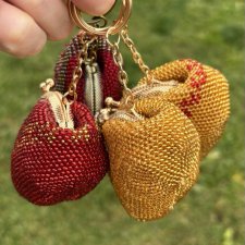 Бисерные сумочки брелочки