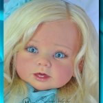 моя бирюзовая ВАСИЛИСкА (молд Bonnie by Linda Murray)