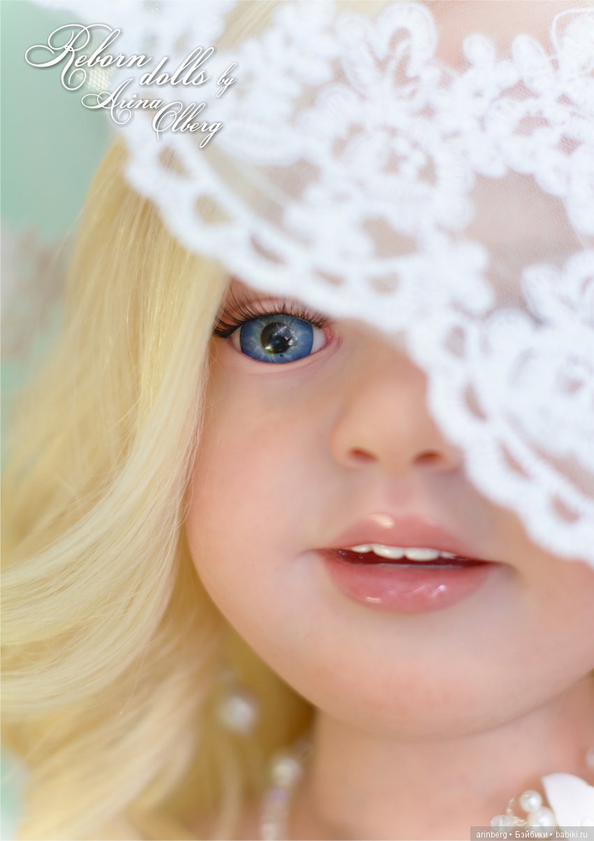 Кукла реборн Любава. Девочка-весна в образе невесты, молд Nicole by Natali Blick