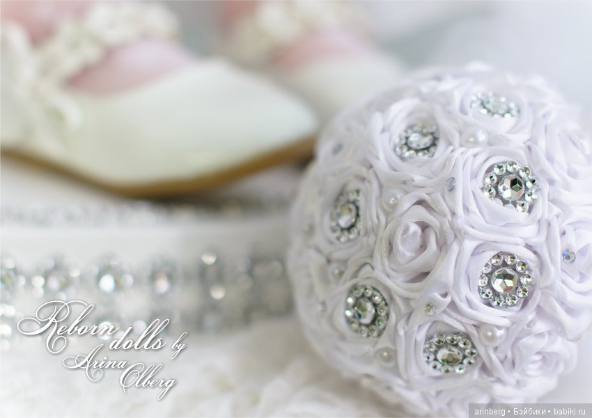 Кукла реборн Любава. Девочка-весна в образе невесты, молд Nicole by Natali Blick