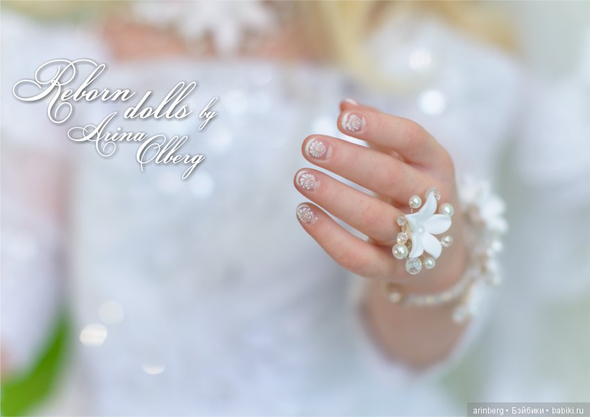 Кукла реборн Любава. Девочка-весна в образе невесты, молд Nicole by Natali Blick (фото 10)