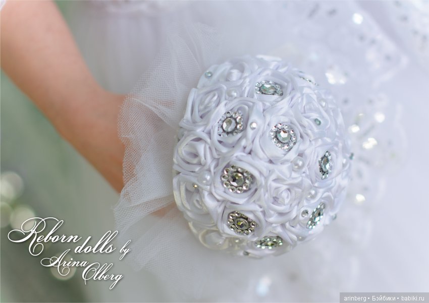 Кукла реборн Любава. Девочка-весна в образе невесты, молд Nicole by Natali Blick