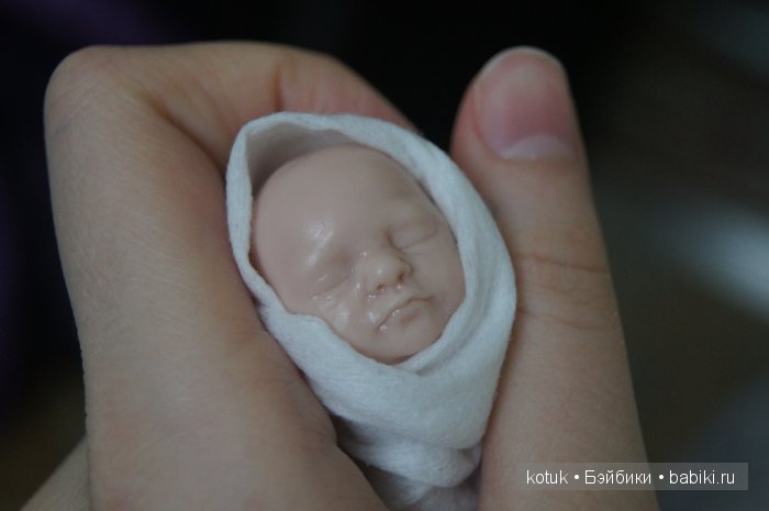 Моя крошка. Авторская мини кукла