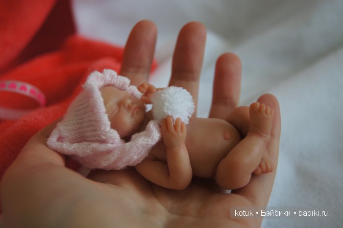 Моя крошка. Авторская мини кукла (фото 9)