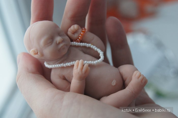 Моя крошка. Авторская мини кукла (фото 3)