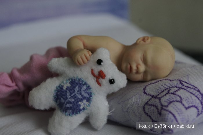 Крошка Эмили. Мини кукла ООАК Юлии Хома (фото 9)