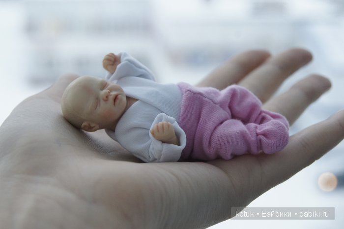 Крошка Эмили. Мини кукла ООАК Юлии Хома