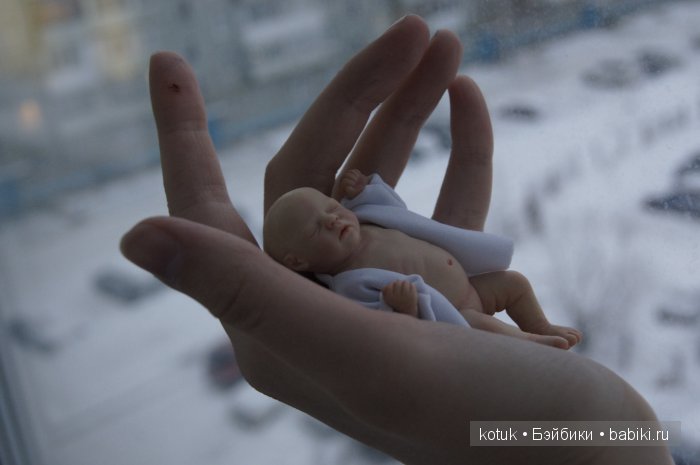 Крошка Эмили. Мини кукла ООАК Юлии Хома (фото 4)