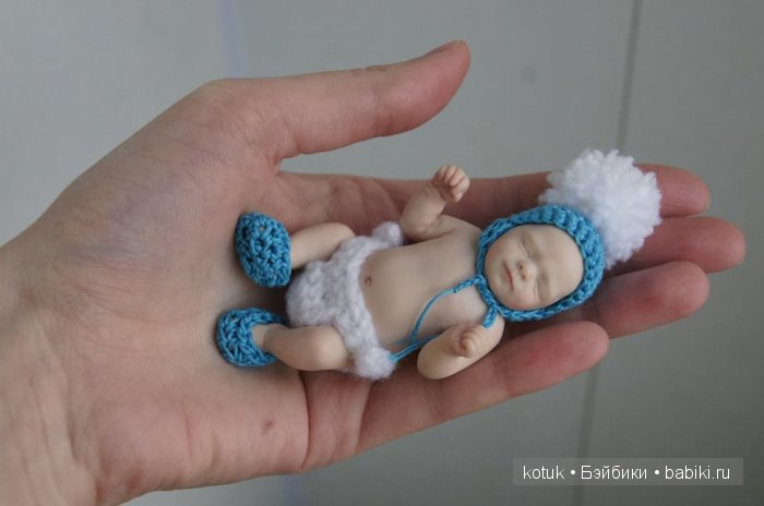 Маленький шкода. Мини кукла ООАК Юлии Хома (фото 3)