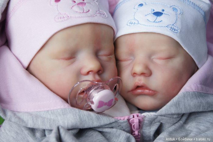Twin A&B by Bonnie Brown. Куклы Реборн Юлии Хома (фото 4)