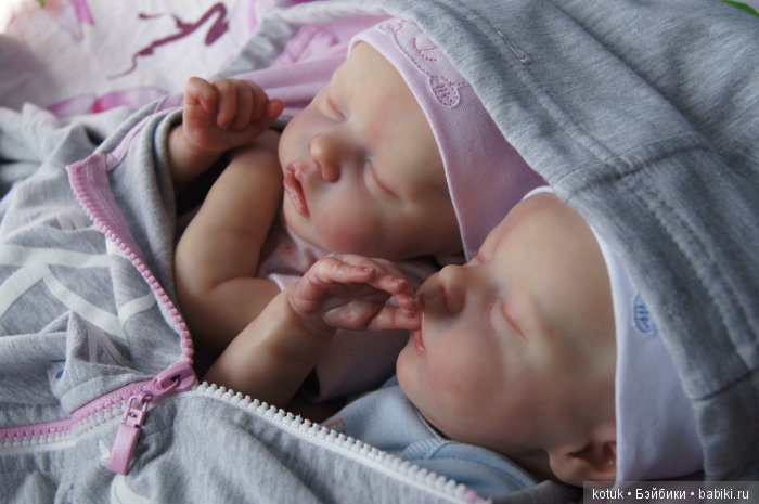 Twin A&B by Bonnie Brown. Куклы Реборн Юлии Хома (фото 7)
