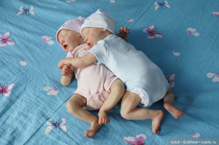 Twin A&B by Bonnie Brown. Куклы Реборн Юлии Хома