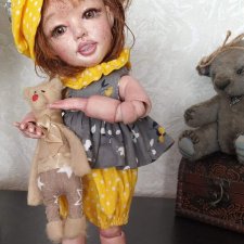 Маська. Ливинг Долл 21 см рост. Полностью шарнирная