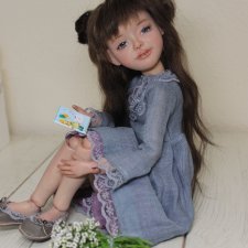 Алекса. Авторская шарнирная кукла
