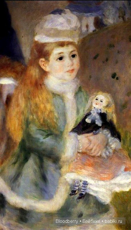 Девочка с куклой. Авторская кукла Lynne and Michael Roche. Marigold Winter, Bonnie baby pink