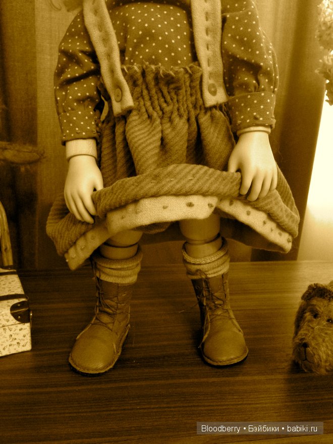 Авторская кукла Lynne and Michael Roche. Marigold Winter, Bonnie baby pink