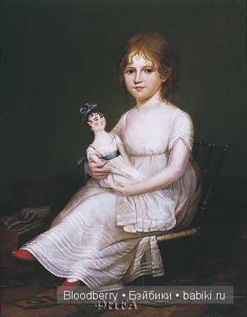 Девочка с куклой. Авторская кукла Lynne and Michael Roche. Marigold Winter, Bonnie baby pink