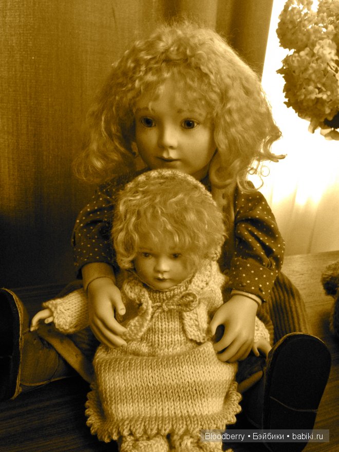 Авторская кукла Lynne and Michael Roche. Marigold Winter, Bonnie baby pink