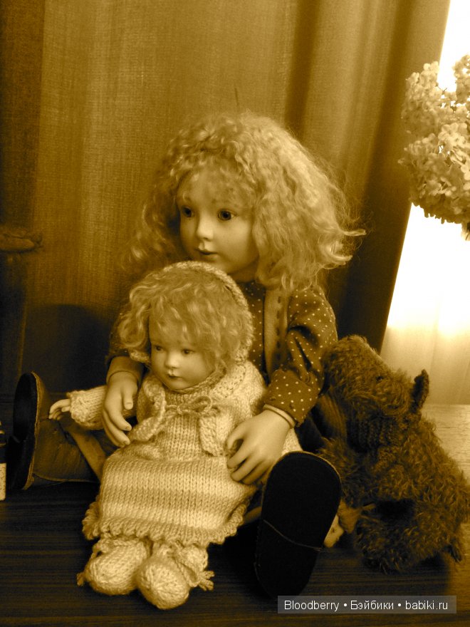 Авторская кукла Lynne and Michael Roche. Marigold Winter, Bonnie baby pink