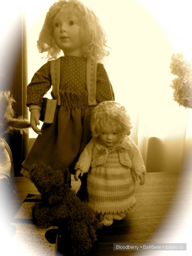 Авторская кукла Lynne and Michael Roche. Marigold Winter, Bonnie baby pink