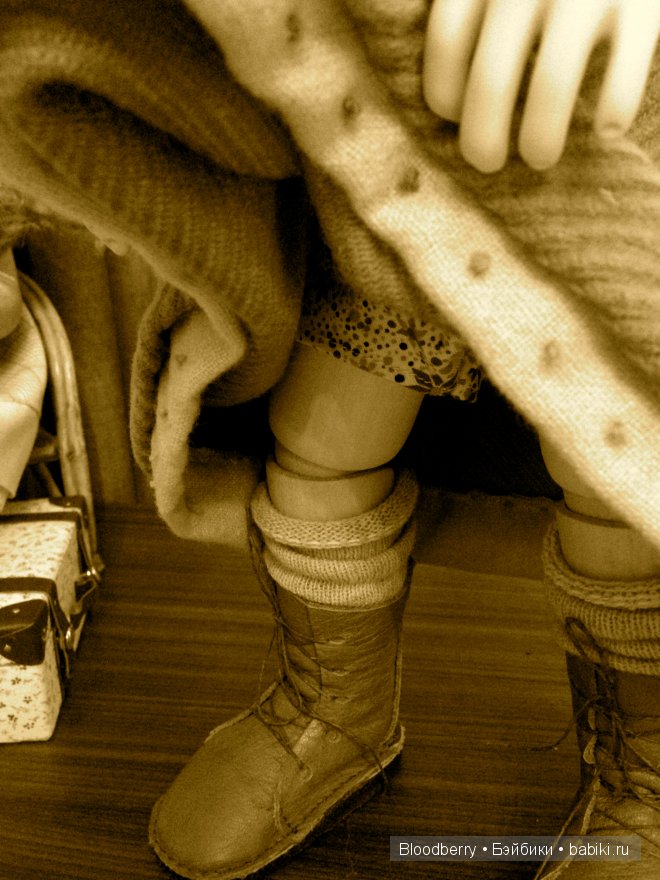 Девочка с куклой. Авторская кукла Lynne and Michael Roche. Marigold Winter, Bonnie baby pink