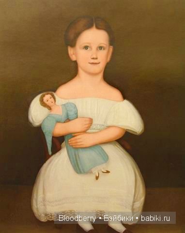 Девочка с куклой. Авторская кукла Lynne and Michael Roche. Marigold Winter, Bonnie baby pink