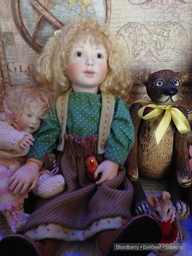 В старом большом чемодане… - мои Bella, Marigold, Bonnie baby pink и другие малышки от Lynne and Michael Roche
