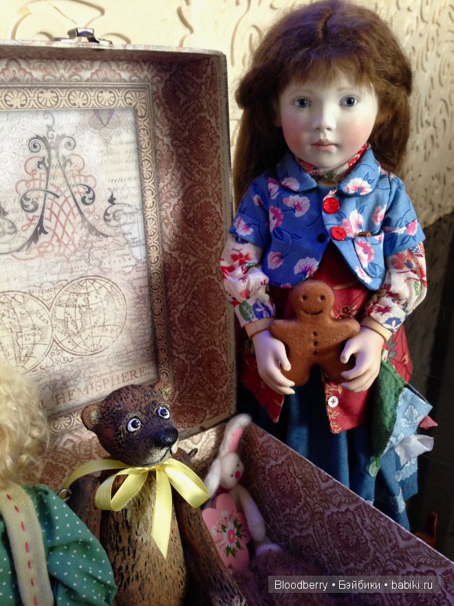 В старом большом чемодане… - мои Bella, Marigold, Bonnie baby pink и другие малышки от Lynne and Michael Roche
