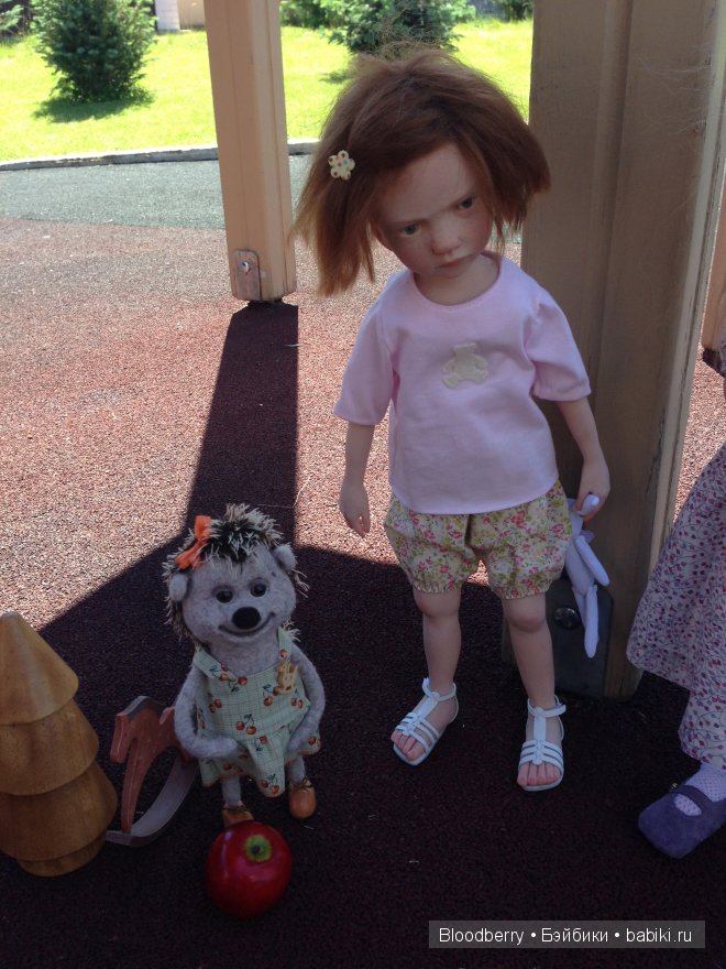 Встреча на прогулке. Трогательные малыши Laurence Ruet