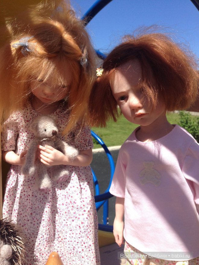 Встреча на прогулке. Трогательные малыши Laurence Ruet