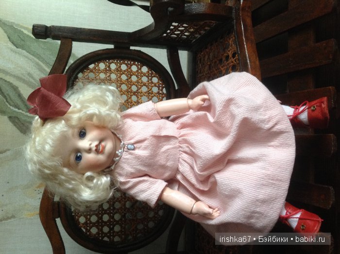 Новые платья для антикварных кукол, реплик