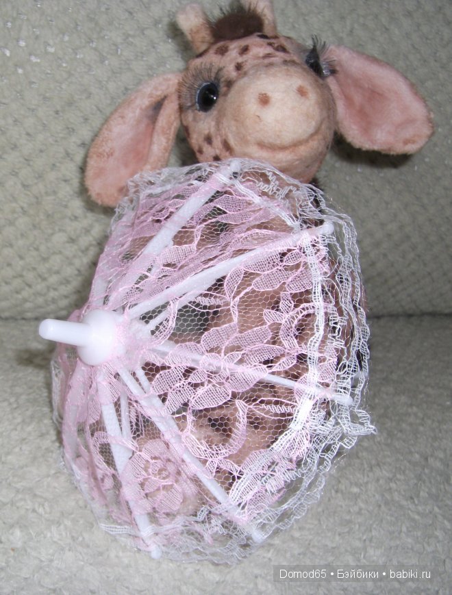 Жирафик, игрушка своими руками