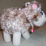 Мой вклад в всеобщую отару. Игрушка вязанная спицами