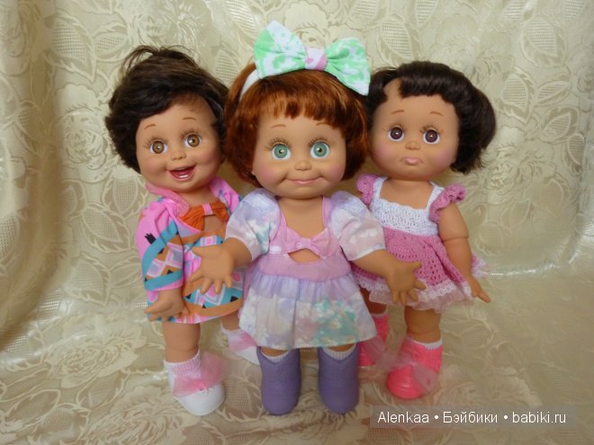 Мои долгожданные лапушки Galoob Baby Face