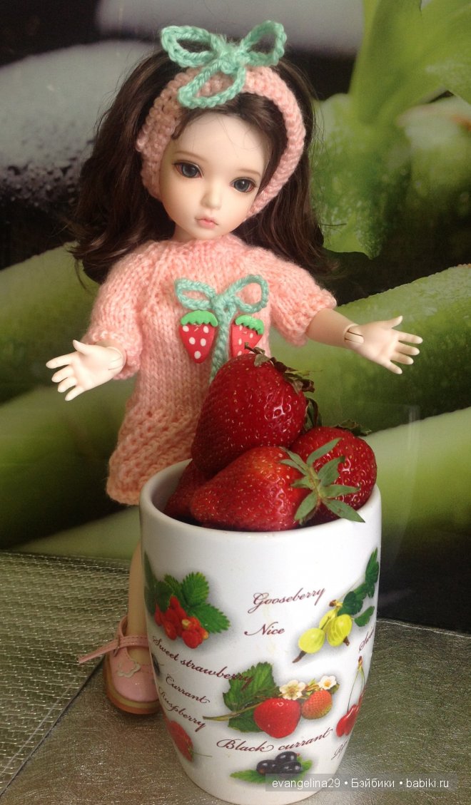 Клубничное настроение. (БЖД Iplehouse) | Бэйбики Клубничное настроение. (БЖД Iplehouse) (фото 4)