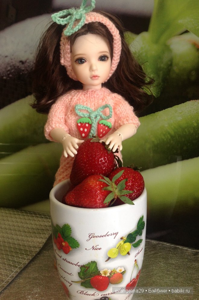 Клубничное настроение. (БЖД Iplehouse) | Бэйбики Клубничное настроение. (БЖД Iplehouse) (фото 5)