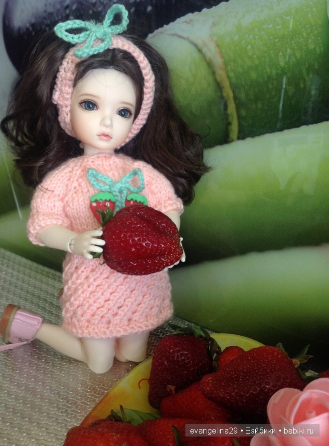 Клубничное настроение. (БЖД Iplehouse) | Бэйбики Клубничное настроение. (БЖД Iplehouse) (фото 2)