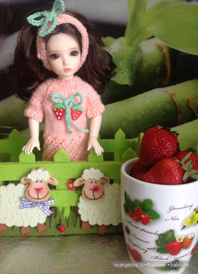 Клубничное настроение. (БЖД Iplehouse) | Бэйбики Клубничное настроение. (БЖД Iplehouse) (фото 6)