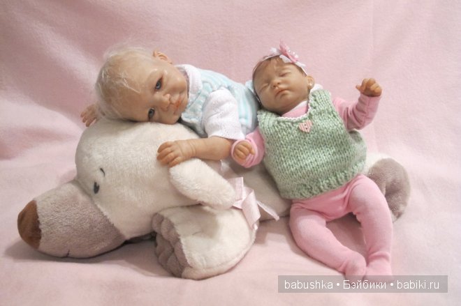 Наши маленькие куклодетки Матвейка и Варенька-авторские куклы Юлии Горшковой