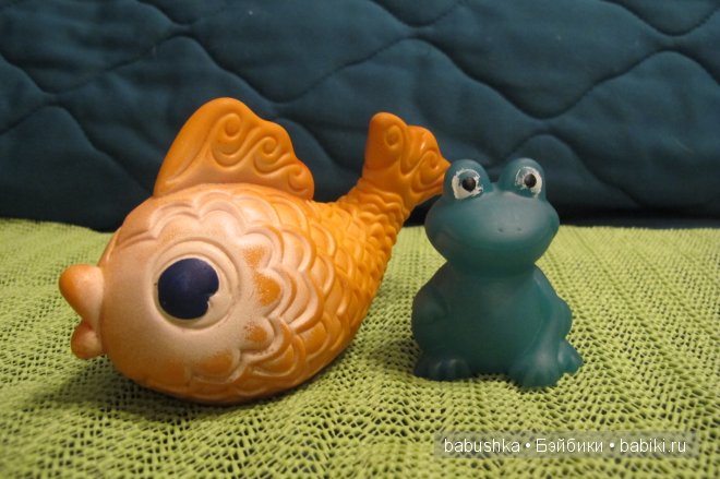 Резиновые игрушки, живущие в нашей семье