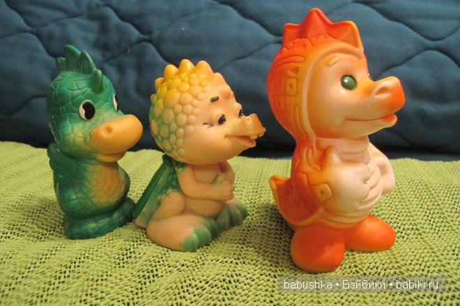 Резиновые игрушки, живущие в нашей семье